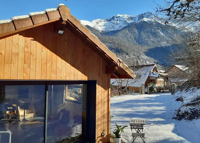 Gite L'Eterlou - Chalet Cosy Avec Jardin Et Vue Sur Belledonne Saint-Mury-Monteymond Foto