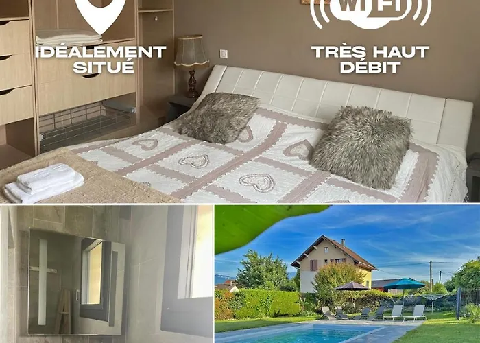 صورة Appartement 6 Pers Entre Lacs Et Montagnes - Piscine Et Jardin Albens