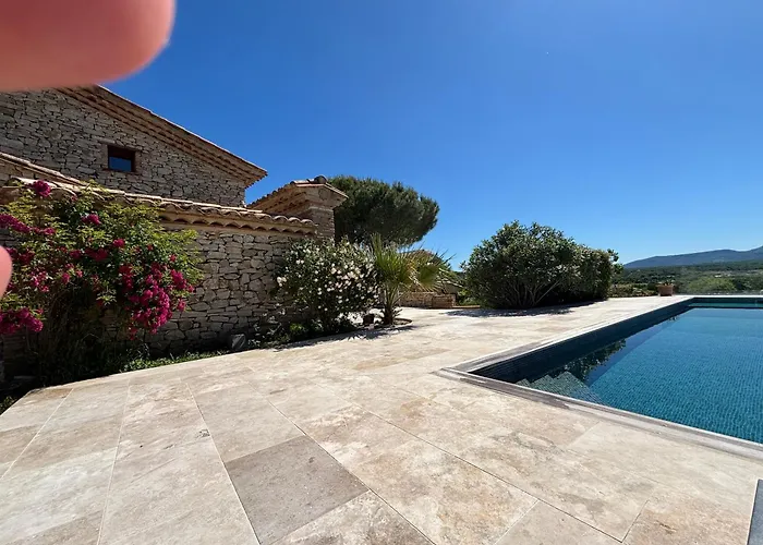 Villa Masada Location Saisonniere Ardeche-Provencale Larnas fotoğrafı