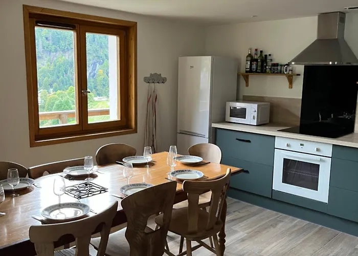 Chez Tante Jeanne Lejlighed La Giettaz foto