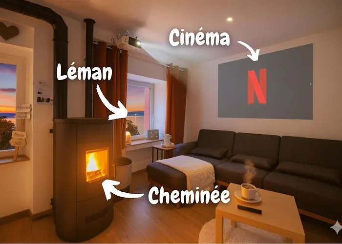 Chez Malou & Hugo Vue Lac Proche Suisse & Stations ! Saint-Gingolph φωτογραφία