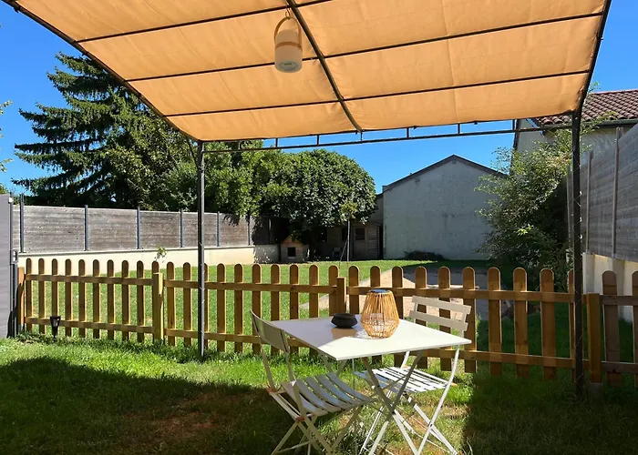 Charmant Studio A 10 Min De Lyon Miribel  foto