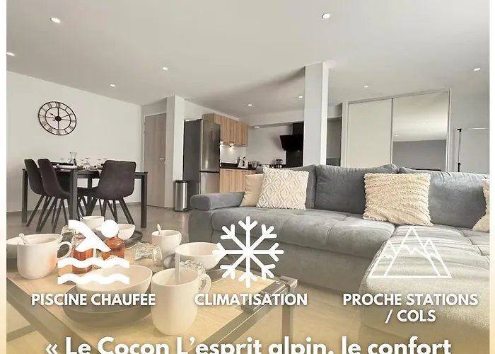 Appartement Le Cocon Proche Station Ski-Piscine Saint Avre la Chambre photo