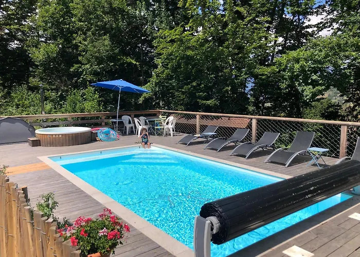 Gites Du Grand Replomb, Les Artistes, Piscine Et Jacuzzi Sainte-Agnès fotorgafie