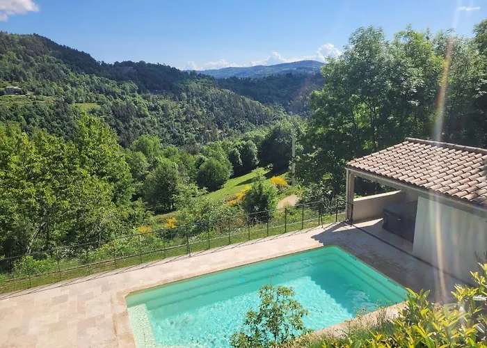 Silhac Maison Gites Ardeche Piscine Jacuzzi Nature Et Calme 13P תמונה