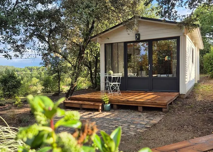 Suite Privee Independante En Bois- Sud Ardeche Saint-Paul-le-Jeune 사진
