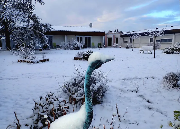 Hotel Les Jardins Du Forez 몽트롱-레-뱅 사진