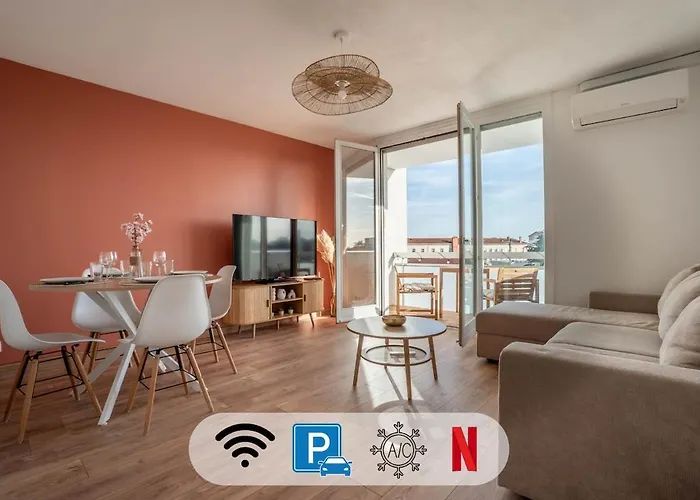 Le Jean Moulin T2 Air-Conditioned Private Parking Balcony Villefranche-sur-Saône képek