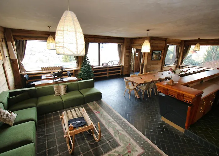 fotos do Chalet Arpian Valmorel - 450M2 - Family Room - Bain Nordique Les Avanchers