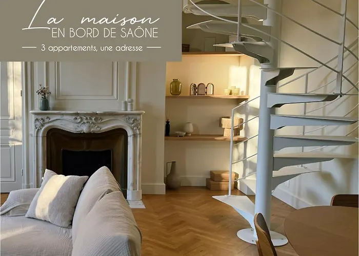 La Maison En Bord De Saone - Le Duplex Neuville-sur-Saône foto