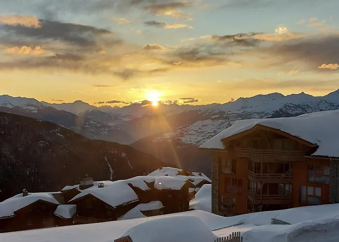Studio 4 Pers La Rosiere 1850 Vue Vallee & A 100M Des Pistes Montvalezan foto