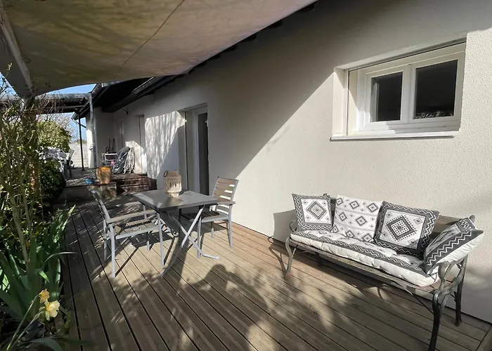 Grand Studio Independant Avec Terrasse & Jardin Septeme fotorgafie