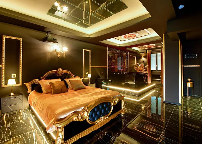 La Golden Room - Suite De Luxe Avec Jacuzzi Villefranche-sur-Saône 사진